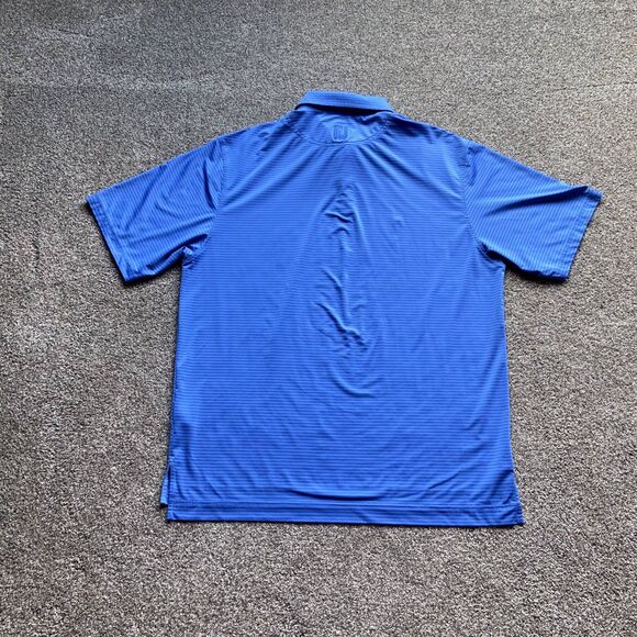FOOTJOY GOLF POLO STRIPED BLUE MENS SIZE XL - Picture 4 of 6